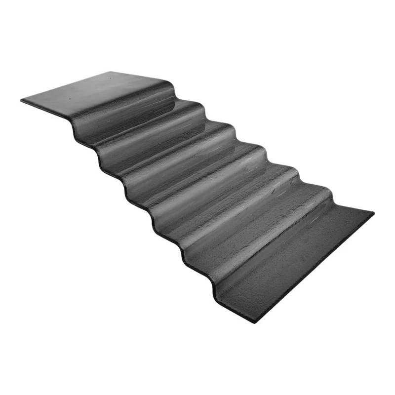 Fine Dine 429761 Seven-Step Black Glass Buffet Stairs