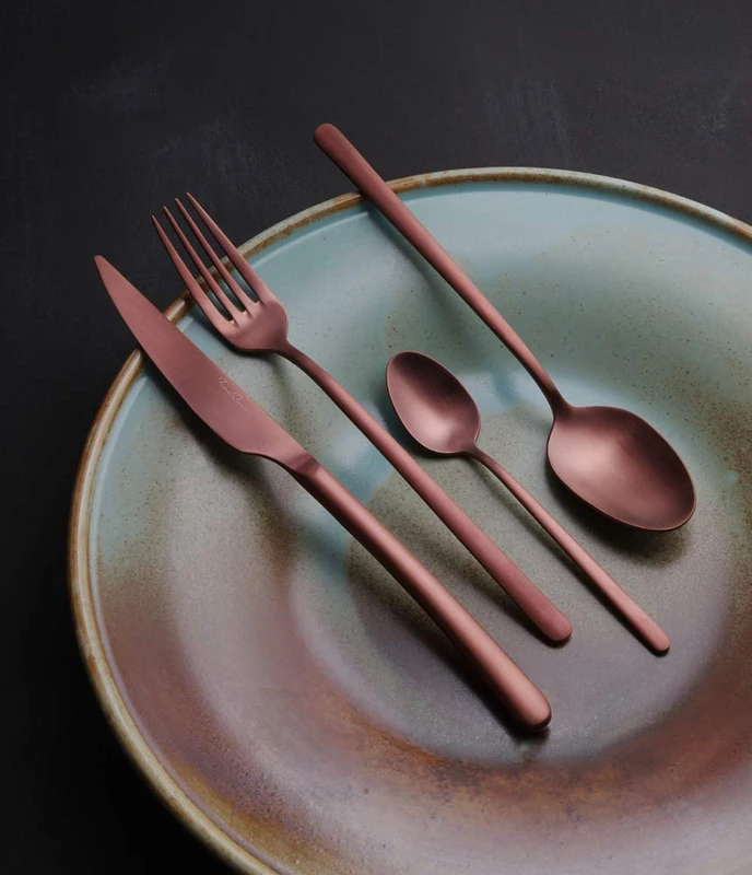 Fine Dine 764923 Amarone 18/10 Chromium-Nickel Steel Bronze Table Spoon,