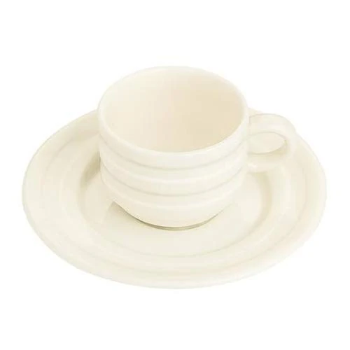 Fine Dine 774236 Perla Cup With Saucer, 230mL Capacity,
