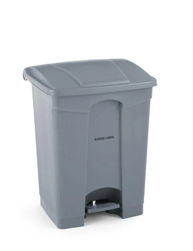 Fine Dine 691151 Rectangular Waste Container with Treadle, 68L Capacity, 504mm x 412mm x 673mm