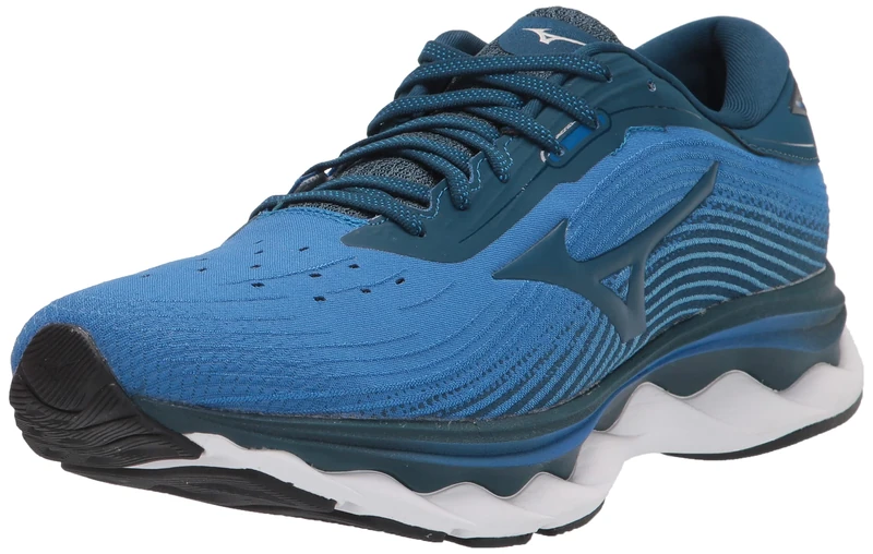 Mizuno Women's Wave Sky 5 Running Shoe, Imperial Blue, 7.5 UK