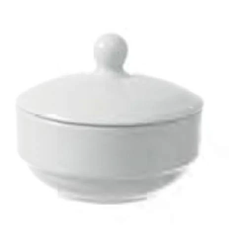 Fine Dine 799338 Bianco Sugar Bowl, 100mm Diameter, 85mm Height,