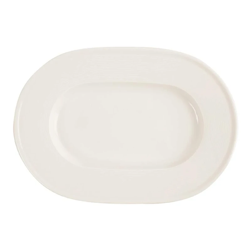 Fine Dine 04ALM002793 Porland Oval Platter, 280mm Diameter,