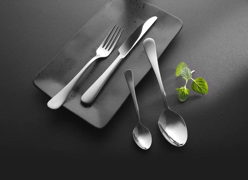 Fine Dine 765982 Navarino 18/10 Chromium-Nickel Steel Table Knife, Pack of 12
