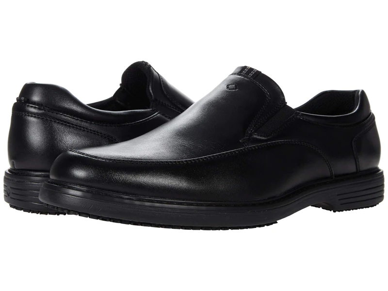 Nunn Bush Wade Work Moc Toe Slip-On Black Size: 11 Wide