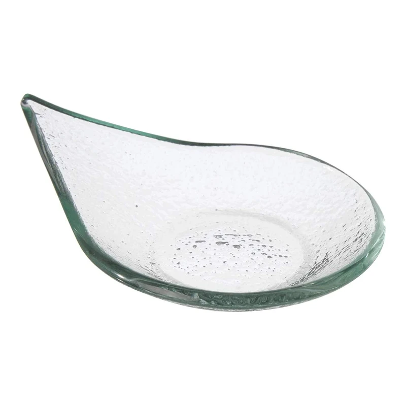 Fine Dine 429815 Fingerfood Rain Drop Transparent Glass Dish, 80mm x 100mm
