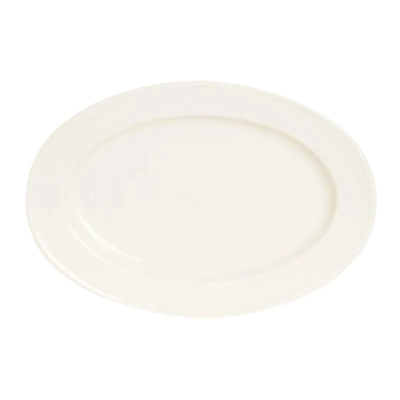 Fine Dine 770672 Crema Oval Dish, 390mm x 270mm,