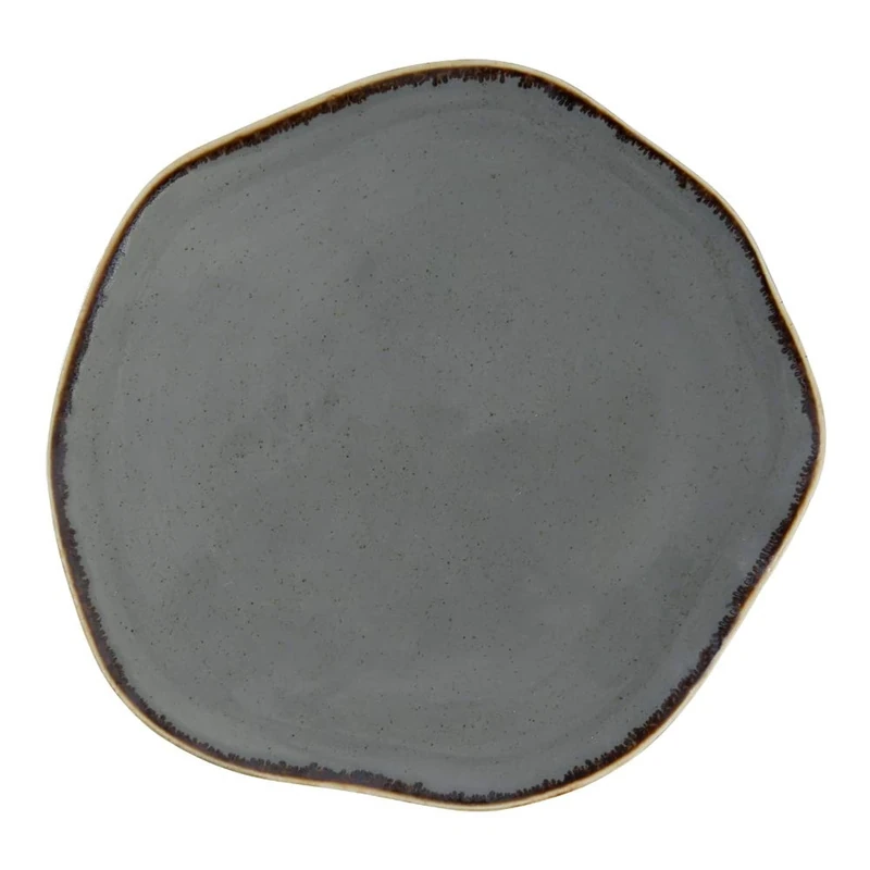 Fine Dine 04ALM003247 Porland Pure Seasons Stone Plate, 340mm Diameter,