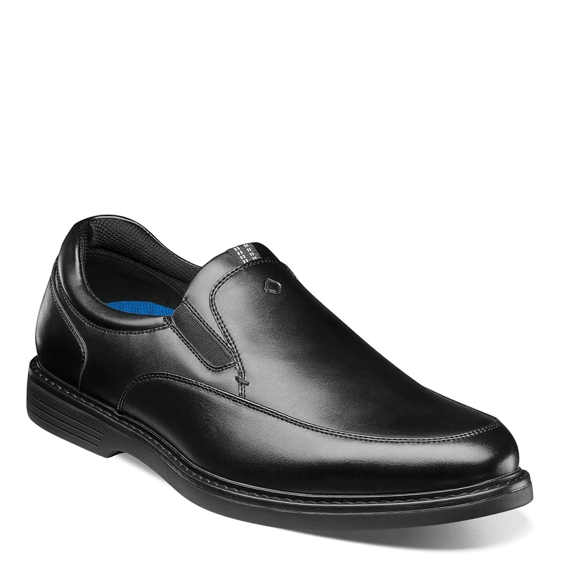 Nunn Bush Wade Work Moc Toe Slip-On Black Size: 7 UK