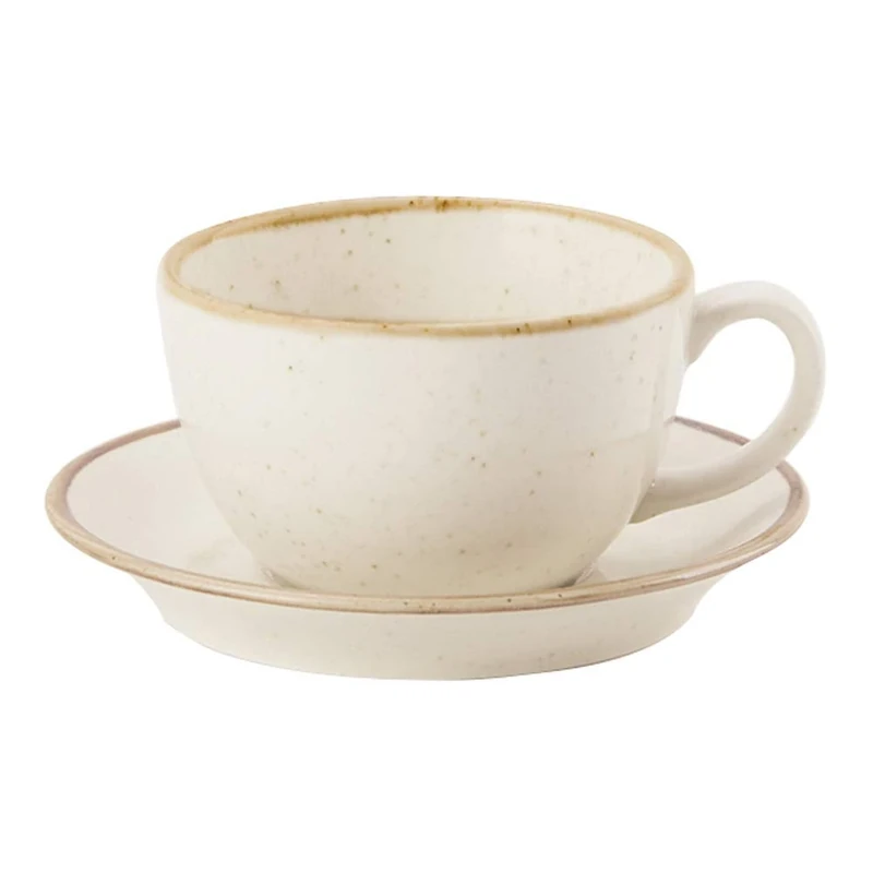 Fine Dine 04ALM001721 Porland Sand Elegant Espresso Cup, 80mL Capacity,