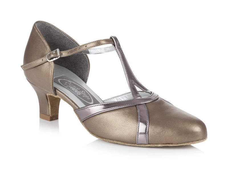 Freed of London Women's Nancy Dance Shoe, Bronze, 2 UK Wide