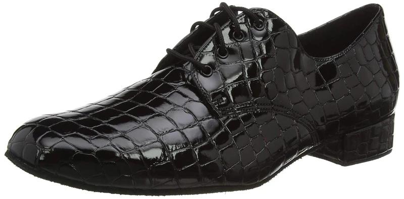 Freed of London Men's Kelly Dance Shoe, Black, 5.5 UK Wide