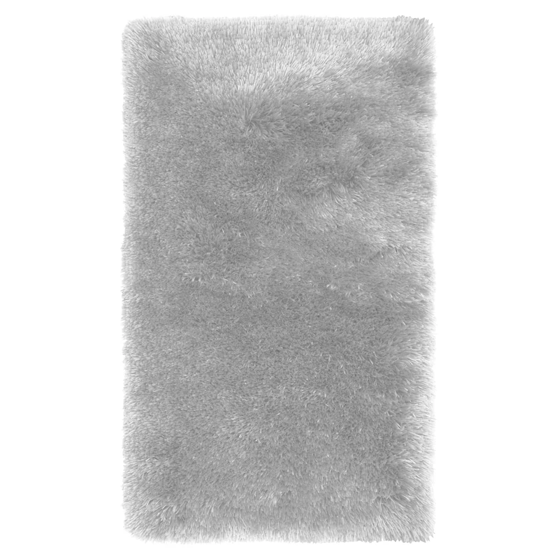 Juicy Couture Kendra Shag Accent Rug, 36"x60", Silver - Image 1