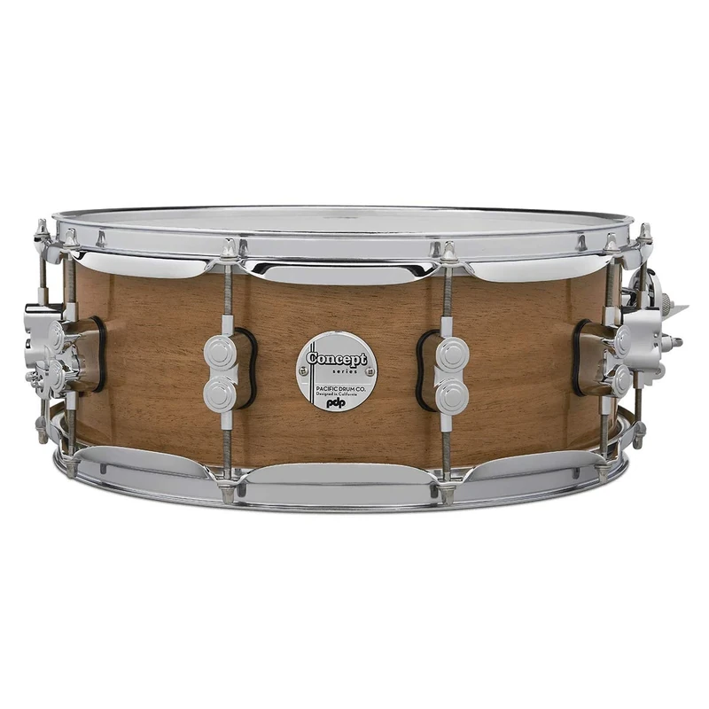 PDP Concept Maple Series Snare, 14" x 5.5", Natural Honey Mahogany, Maple Exotic