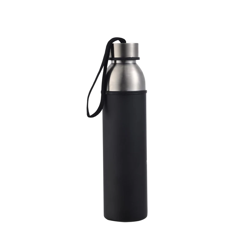 Bergner Bottle, Stainless Steel, Black, 570 ml - Image 1