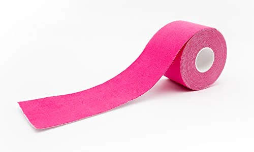 Kinesiology Tape in Pink from axion German | Waterproof Skin-Friendly Elastic Self-Adhesive Bandage| Physio Tape Ideal for Sports and Everyday use