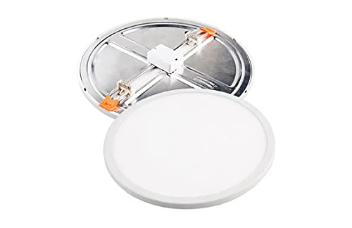 Downlight LED Plated White Round