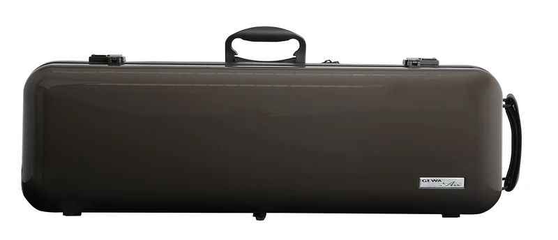 GEWA AIR 2.1 Violin Case Brown High Gloss with Additional Side Handle Made in Germany