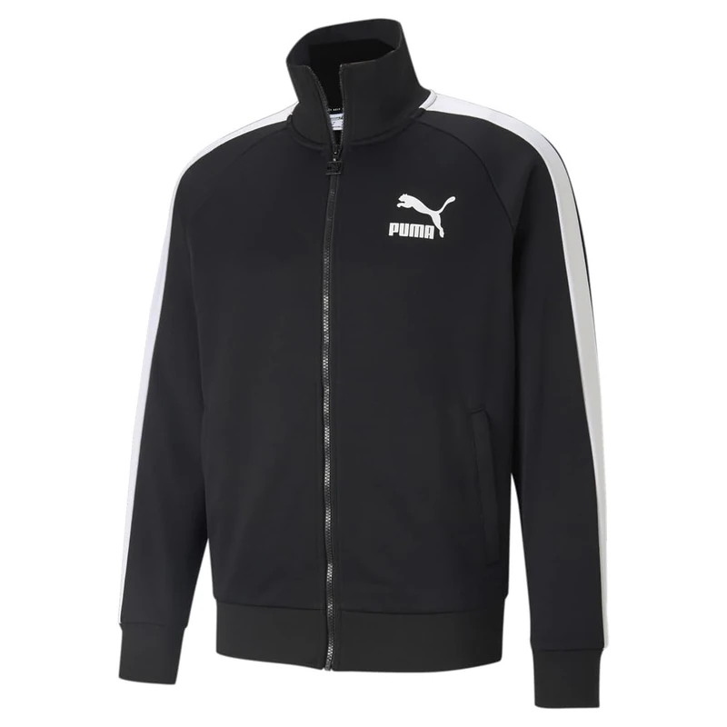 PUMA - Mens Iconic T7 Track Jacket Pt, Size: Small, Color Black