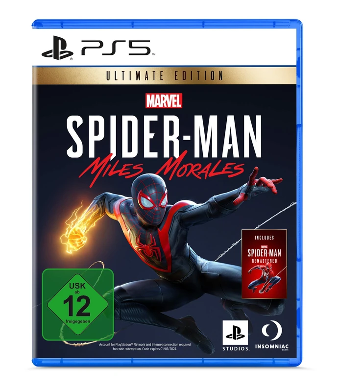Marvels Spider-Man: Miles Morales Ultimate Edition inkl. Spider-Man Remastered [PlayStation 5], Sprache - Deutsch
