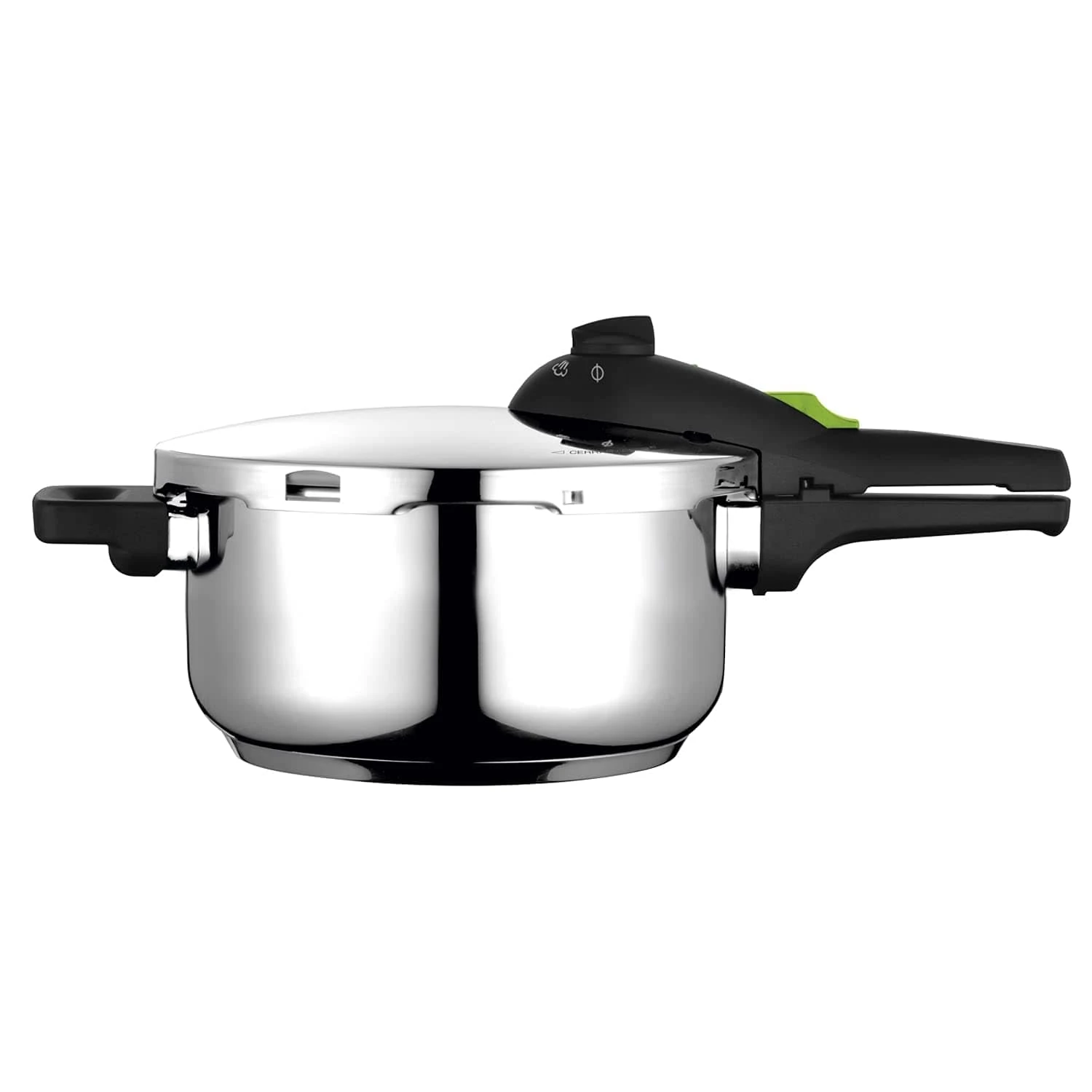 Fagor Rapid Xpress Pressure Cooker 4 Litres, Induction, Express Super Fast, Stainless Steel 18/10, All Types of Cookers, Thermo Diffuser Bottom, 2 Pressure Levels, 5 Safety Systems