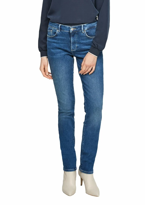 s.Oliver Women's 120.11.899.26.180.2064331 Jeans, Blue (55Z2), 42W x 30L