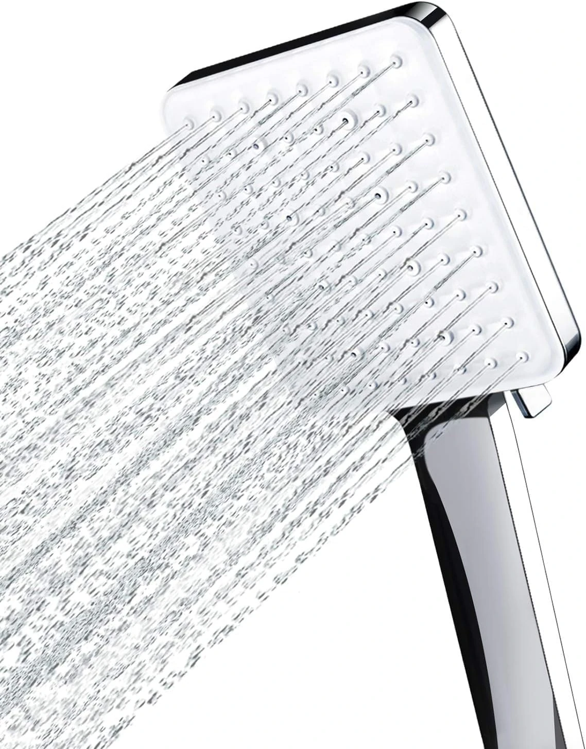 Shower Head, Newentor High Pressure Shower Heads with 6 Modes, Power Shower Head Only, Universal Water Saving Large ShowerHead