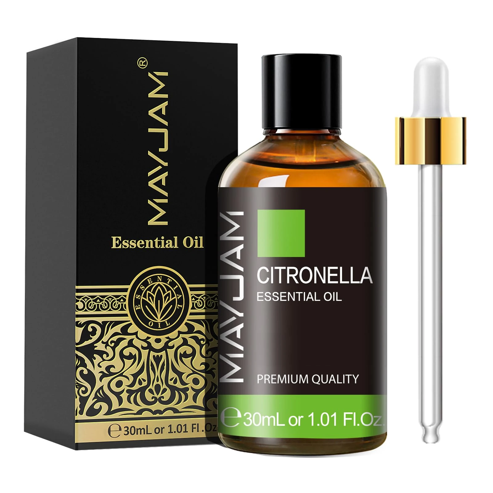 MAYJAM Citronella Essential Oils 30ML, Citronella Oil for Diffuser, Humidifier, DIY, Home, Wardrobes