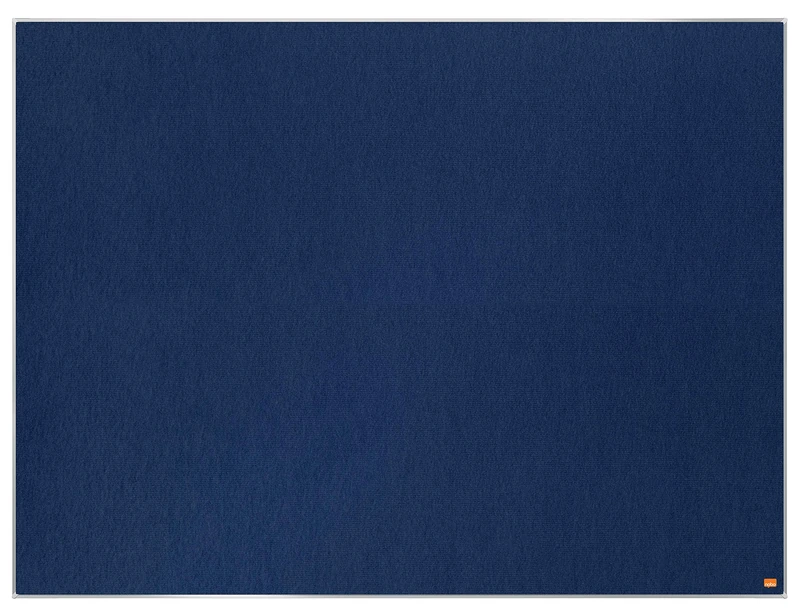 Nobo Felt Noticeboard, 1200 x 900 mm, Slim Trim Frame, InvisaMount Mounting System, Impression Pro, Blue, 1915227