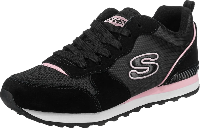 Skechers 155287-BLK_36, Low-Top Sneakers, Black,