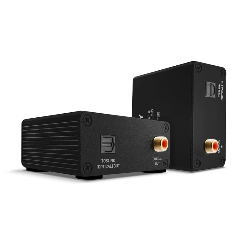 Lindy 150m Cat.6 TosLink Optical & Coaxial Digital Audio Extender, Stereo & Multi Channel Audio, Dolby Digital & DTS, Supports PoC (Power over Cat Cable), TV, Amplifier, Speaker, Soundbar, AV Receiver