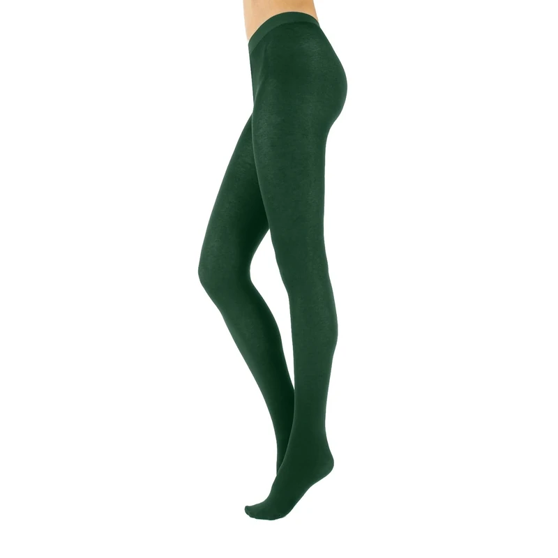 CALZITALY Cashmere Wool Tights, Warm Winter Pantyhose, Thick Tights, 150 Den, | S, M, L, XL, XXL, 3XL, 4XL | Italian Hosiery (M, Emerald Green)