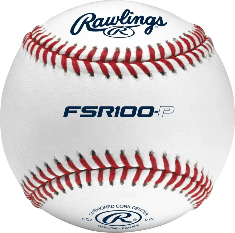 Rawlings FSR100 Flat Seam College Game/Practice Baseballs, Box of 12