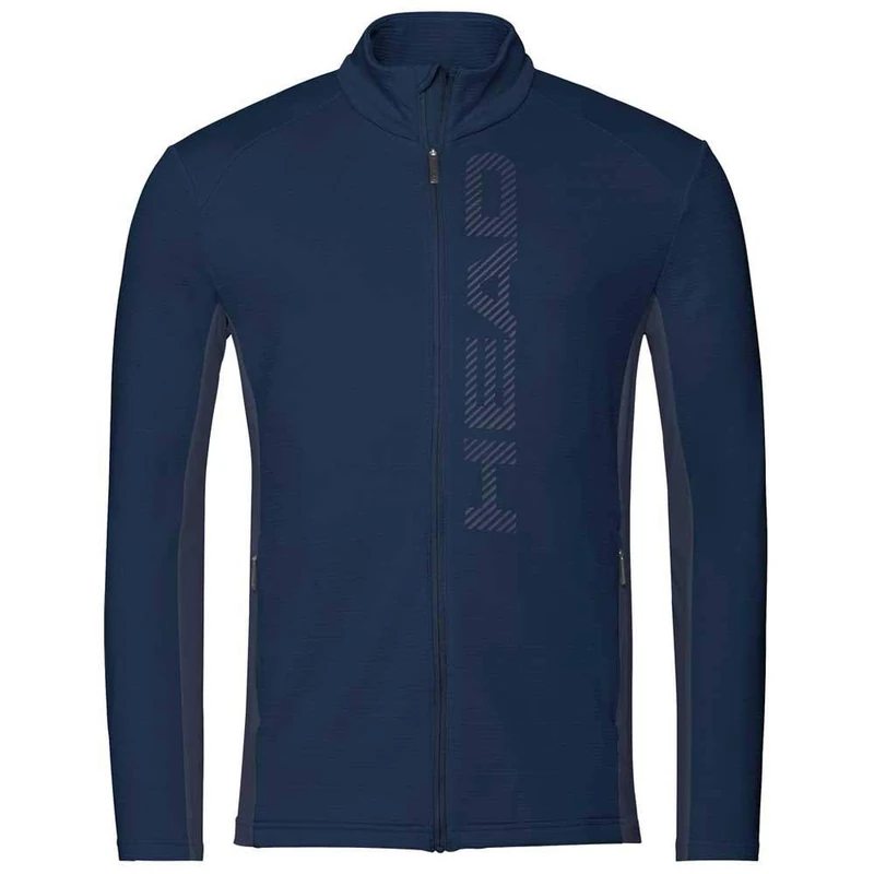 HEAD Anton Midlayer Full Zip Midlayer - Dark Blue, Small