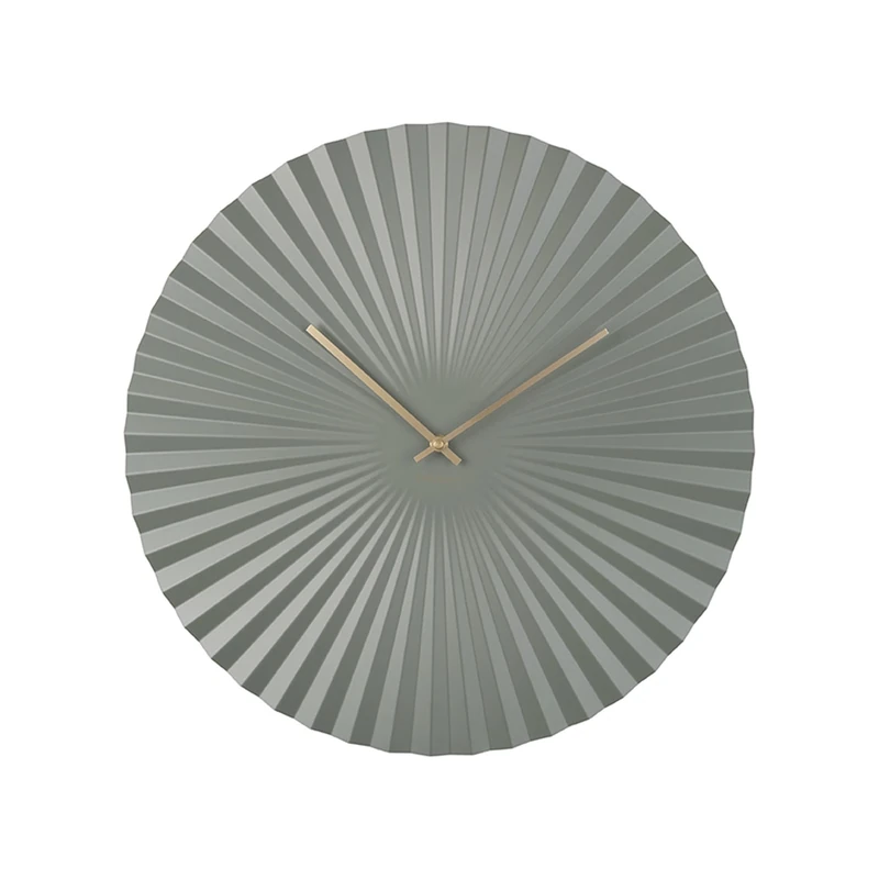 Wall Clock Sensu XL Steel Jungle Green Diameter 50 cm Excl. 1 AA Battery