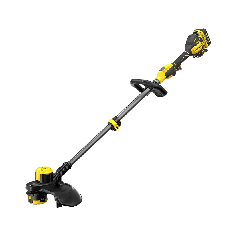 STANLEY FATMAX SFMCSTB933M-QW Grass Trimmer with Lithium Battery, Brushless Motor, Cutting Width 33 cm, Adjustable Speed, Double Handle 18 V 4.0 Ah