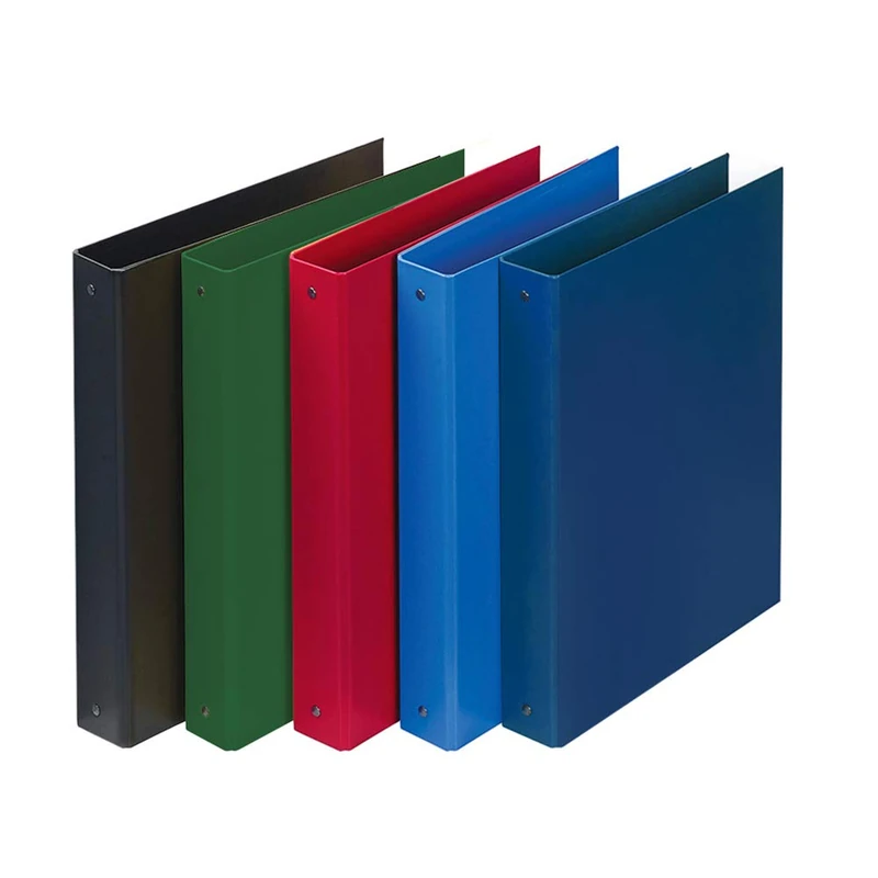 Favorit Europa Box of 10 Ring Binders, Diameter 30 mm, Size 22 x 30 cm, 2 Pieces Black/2 Pieces Red/2 Pieces Blue/2 Pieces Blue/2 Pieces Yellow/2 Pieces