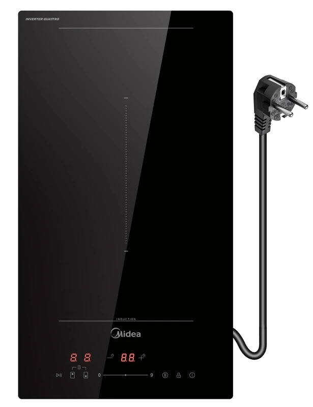 Midea Induction hob with flexible zones, built-in ceramic hob, wiring, touch control, automatic shut-off, child safety