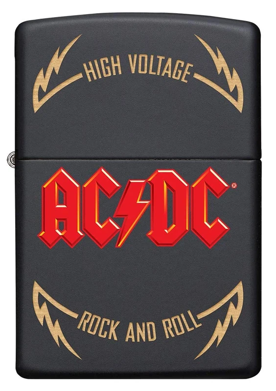 Zippo Lighter, Metal, Black Matte, Normal