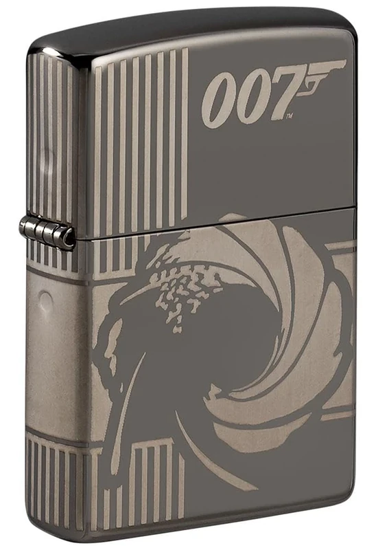 Zippo Lighter, Metal, Black Ice, Normal