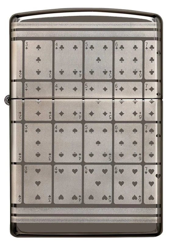 Zippo Lighter, Metal, Black Ice, Normal