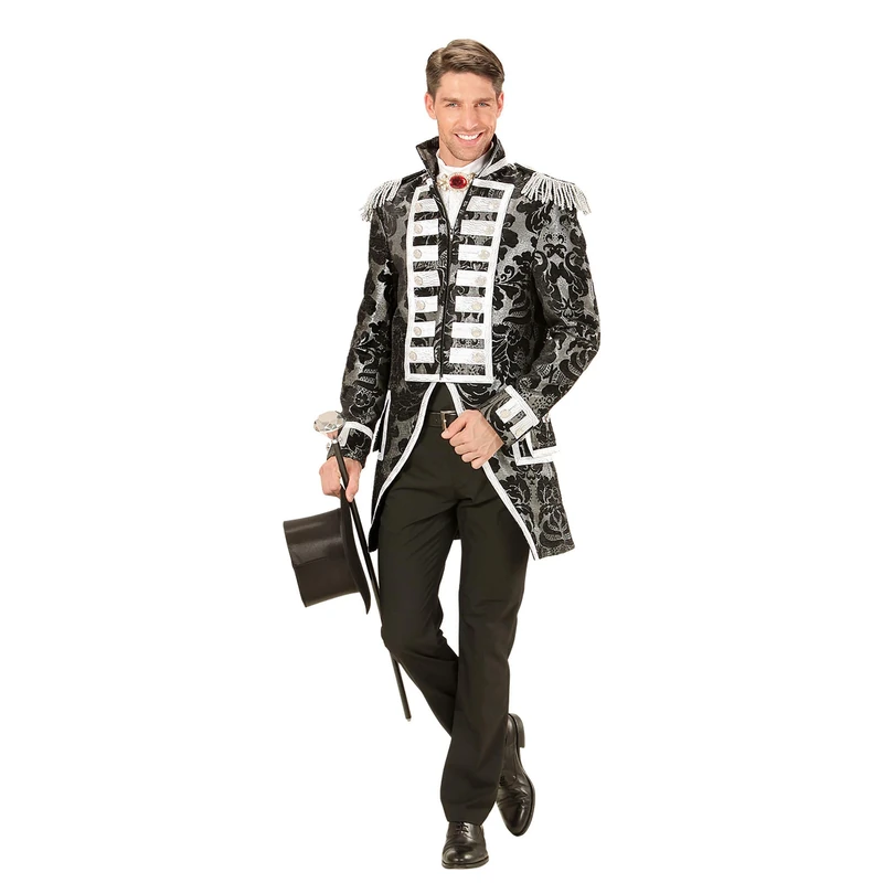 WIDMANN MILANO PARTY FASHION - Costume Parade Coat Gothic, Pirate, Rock Star, Circus Director, Guard Uniform, Theme Party, Carnival