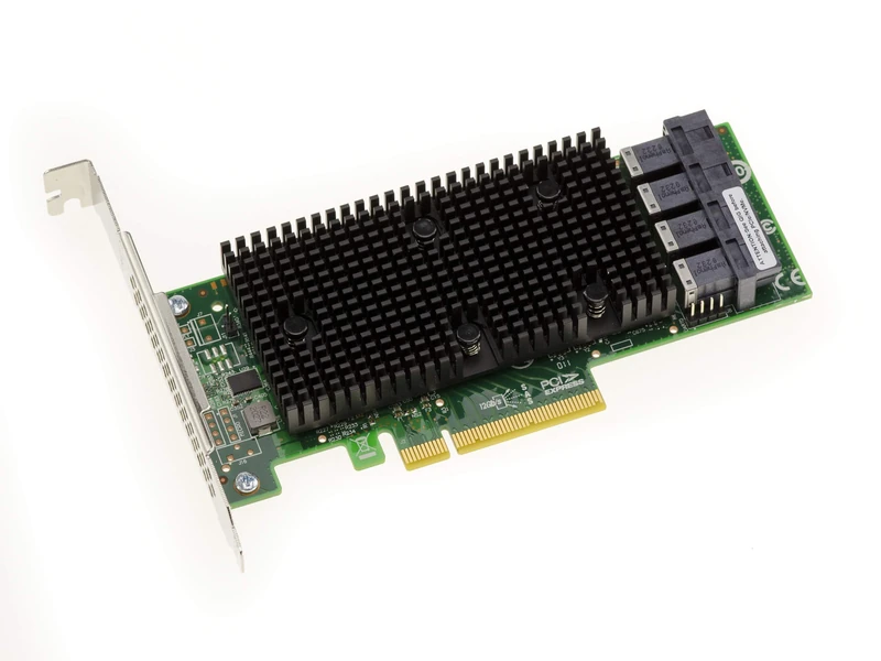 KALEA-INFORMATIQUE PCIe 3.1 SAS + SATA + NVMe 12GB 16-port internal controller card. OEM model 9400-16i