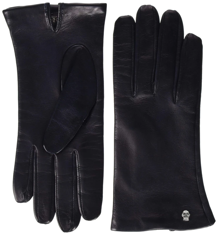 Roeckl Women's Lissabon Gloves, Classic Navy, 6