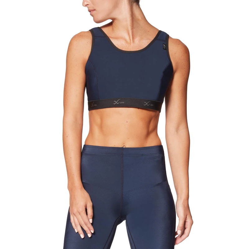 CW-X Women's Standard Stabilyx High Impact Sports Bra, True Navy, 36DD