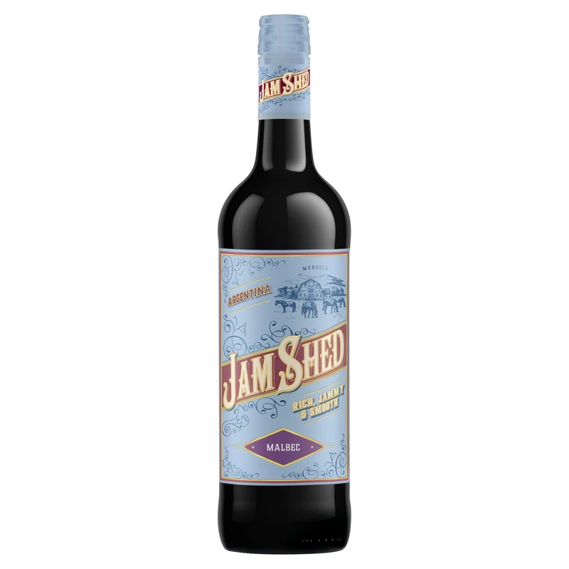 Jam Shed Malbec Red Wine, 75cl (alcohol percentage may vary)