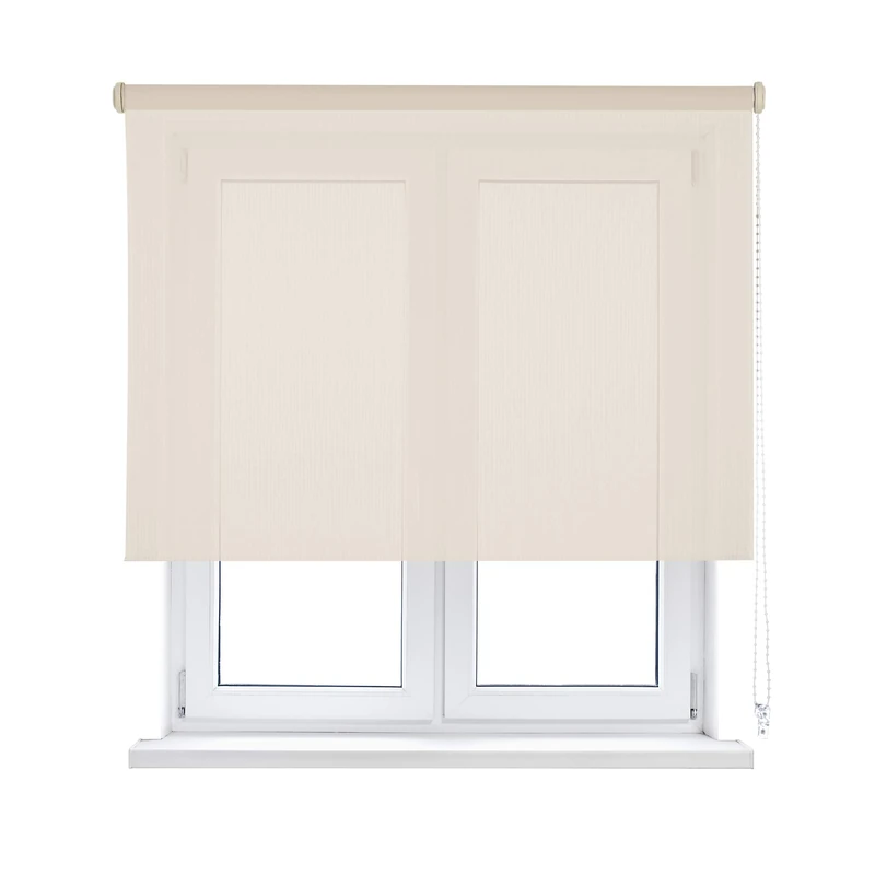 KAATEN Roller Blind Screen 10%, Polyester, Linen, 105An x 250Al cm - Image 1