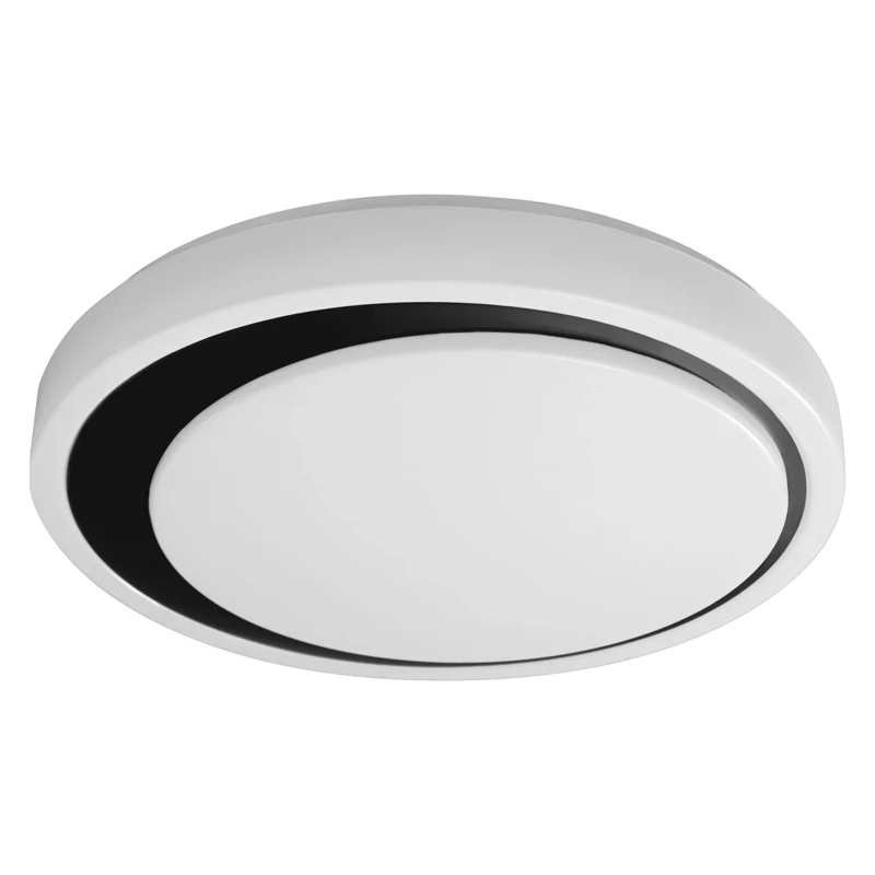 LEDVANCE Smart LEDWall and Ceiling Luminaire for Indoor Use with WiFi Technology, Tunable White (3000K-6500K), Black, 480 mm, Compatible with Google and Alexa Voice Control, Smart+ WiFi ORBIS Moon