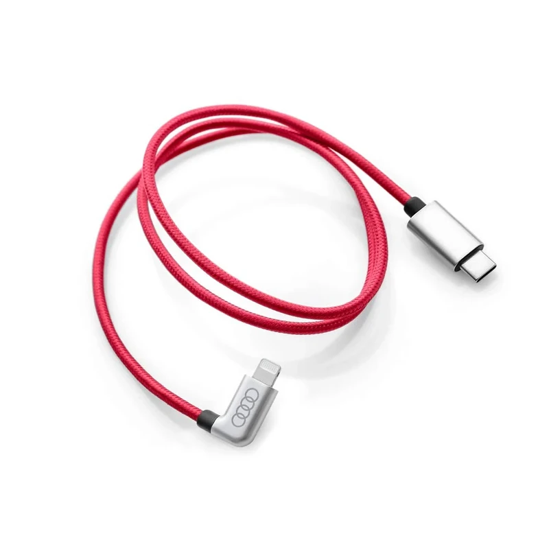 Audi 8S0051435K Charging Cable, Connection Cable, Angled, Red