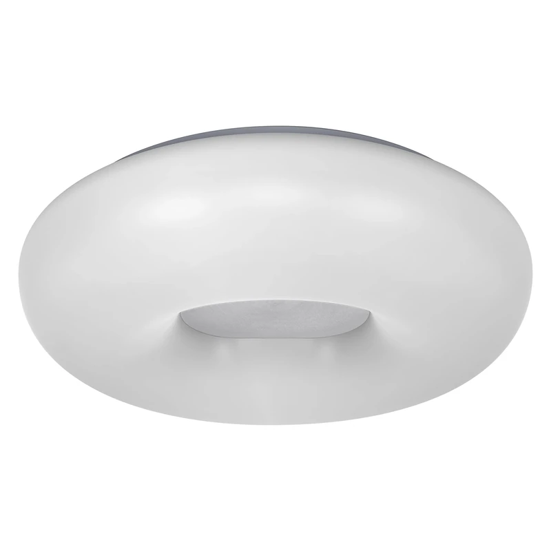 LEDVANCE Smart LEDWall and Ceiling Luminaire for Indoor Use with WiFi Technology, Tunable White (3000K-6500K), White, 400 mm, Compatible with Google and Alexa Voice Control, Smart+ WiFi ORBIS Donut